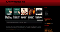 Desktop Screenshot of anonymouse.cz